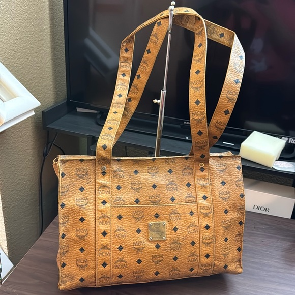MCM Handbags - MCM Germany Shoppers Tote- Long Handle